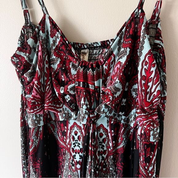 Shoreline Women’s Multicolor Paisley Maxi Dress Size Small/Medium - Picture 4 of 6